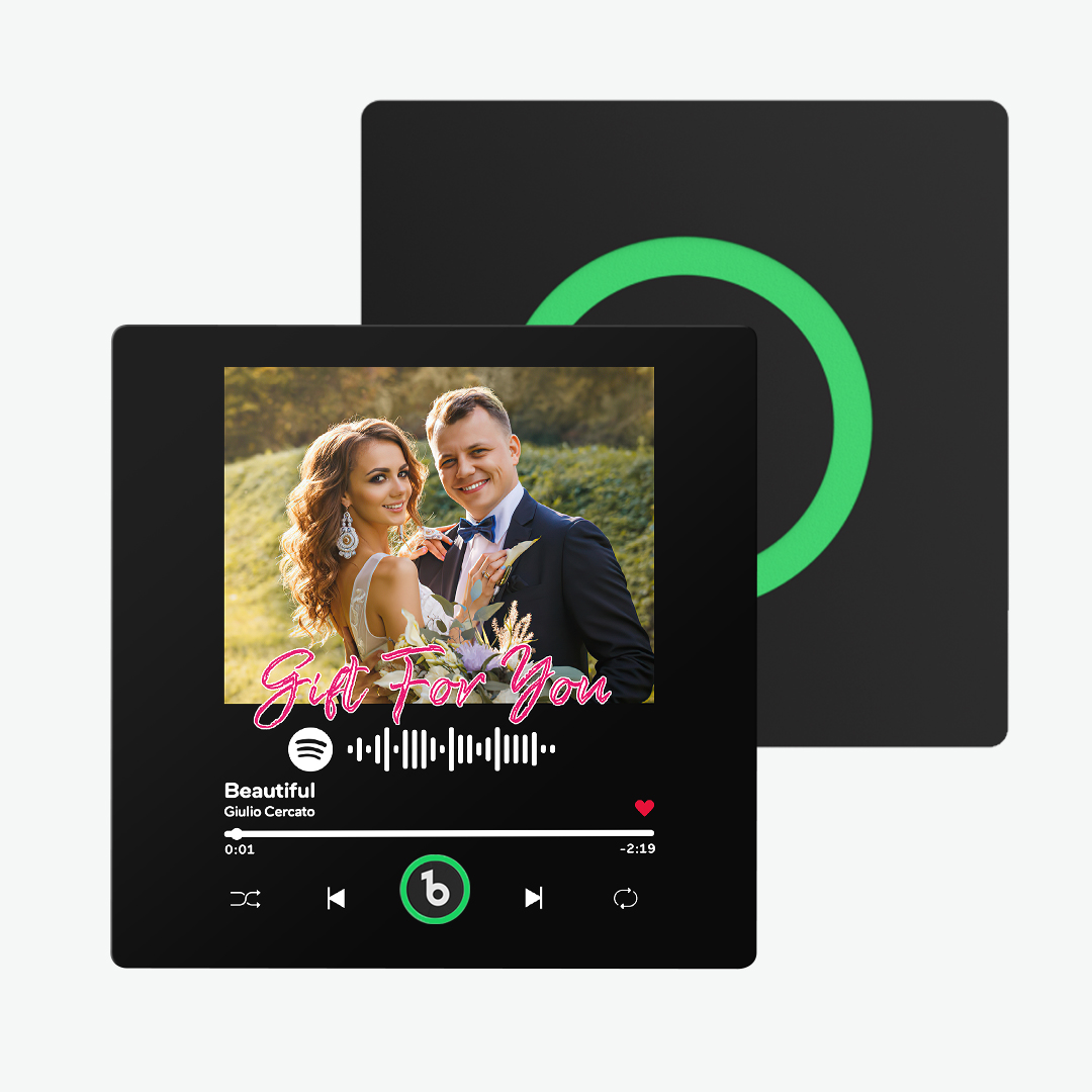 FridgeBeats Frameless Custom Music & Photo Fridge Magnet FridgeBeats 4.0 Pro Supports Bluetooth Connectivity-Blongser