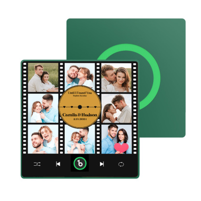 FridgeBeats Framed New 4.0 Upgrade Custom Music Fridge Magnet Film Photo Collage Style Fridge Magnet Gift for Lover-Blongser