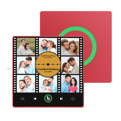 FridgeBeats Framed New 4.0 Upgrade Custom Music Fridge Magnet Film Photo Collage Style Fridge Magnet Gift for Lover-Blongser