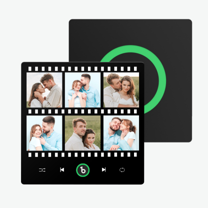 FridgeBeats Frameless New 4.0 Upgrade Custom Music Fridge Magnet Film Style Fridge Magnet Gift for Lover-Blongser