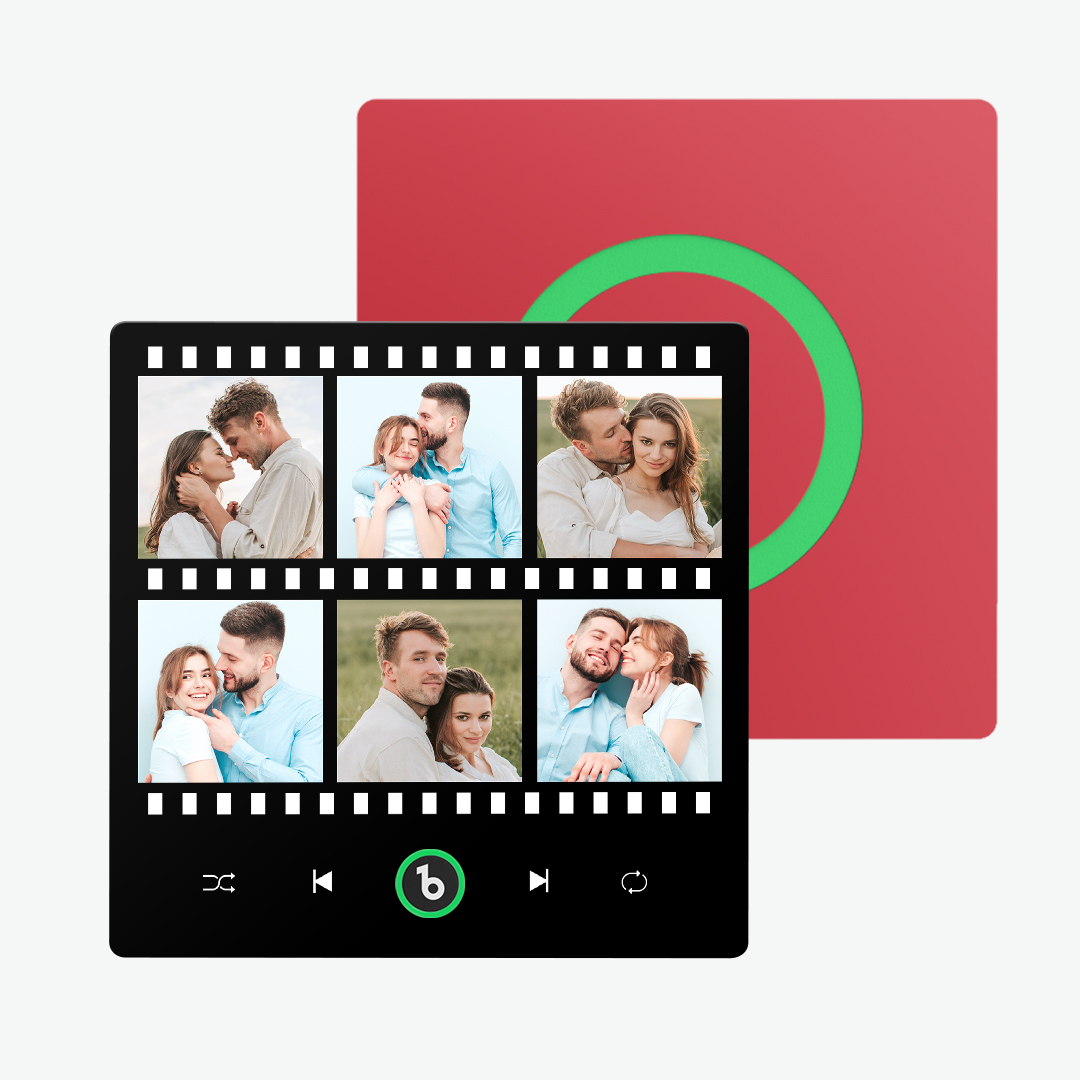 FridgeBeats Frameless New 4.0 Upgrade Custom Music Fridge Magnet Film Style Fridge Magnet Gift for Lover-Blongser