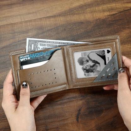 Love Gifts Photo Wallet Card Polaroid Style Metal Card Personlized Keepsake Gift-Blongser
