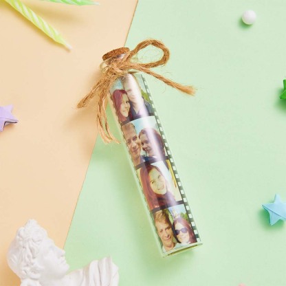 Custom Film Roll Photo Glass Jar Personalized Photo Gift for Him-Blongser