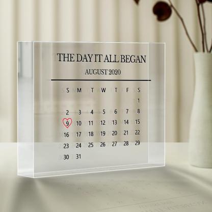 Ornamented anniversary gifts that can be customized with special dates and copywriting-Blongser
