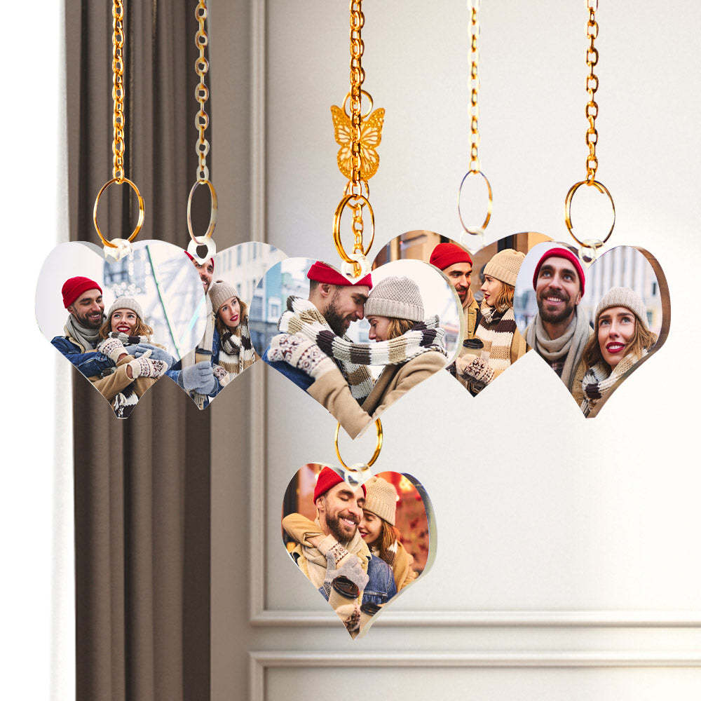 Custom Photo Wind Chimes Delicate Butterfly Home Decoration Gifts-Blongser