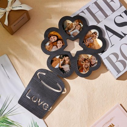 Custom Heart Photo Wall Decor Personalized Acrylic Photo Frame Wall Decoration-Blongser