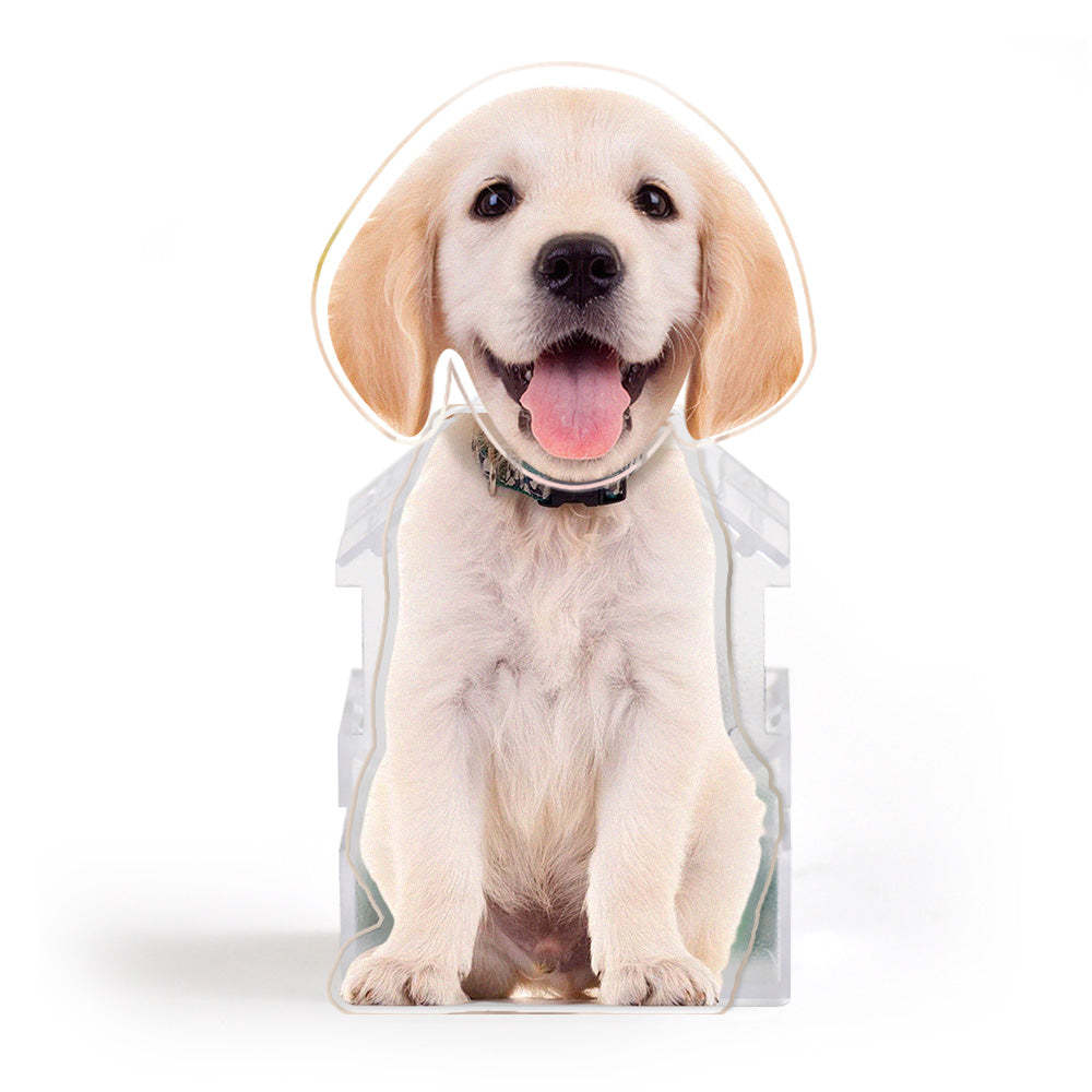 Custom Photo Automatic Shaking Head Ornament Personalized Car Dashboard Decoration Home Desktop Ornament-Blongser