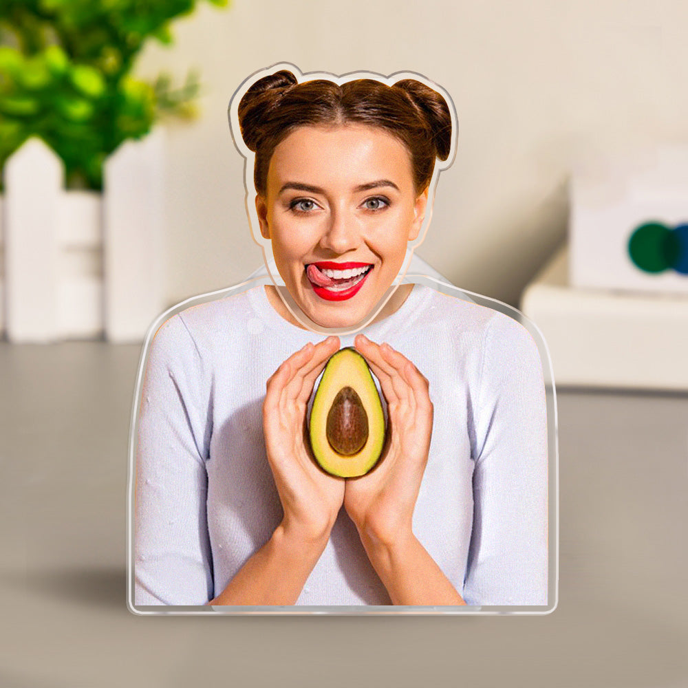 Custom Photo Shaking Head Ornament Personalized Car Dashboard Decoration Home Desktop Ornament-Blongser