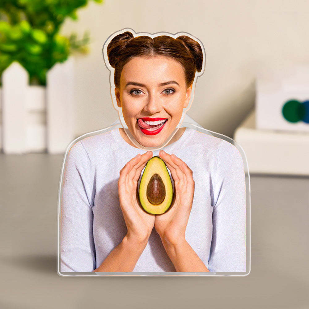 Custom Photo Shaking Head Ornament Personalized Car Dashboard Decoration Home Desktop Ornament-Blongser