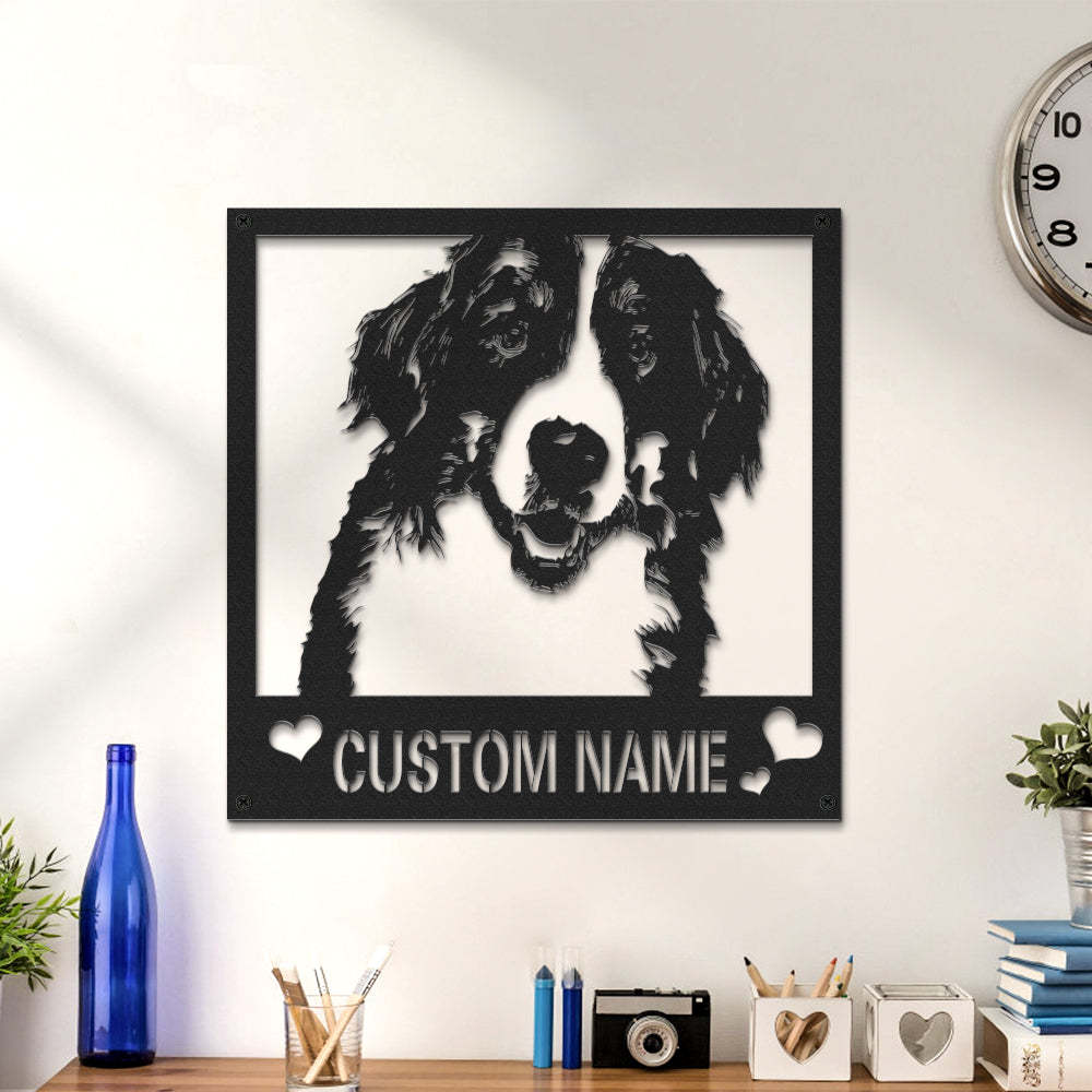 Custom Metal Sign LED Light Personalized Photo Sign Wall Art Home Decor Gift-Blongser
