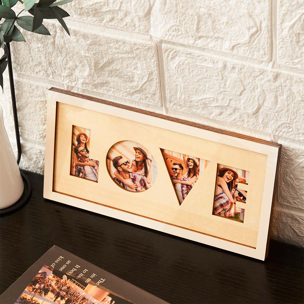 Custom Photo LOVE Wall Sign Personalized Picture Warm Decoration-Blongser
