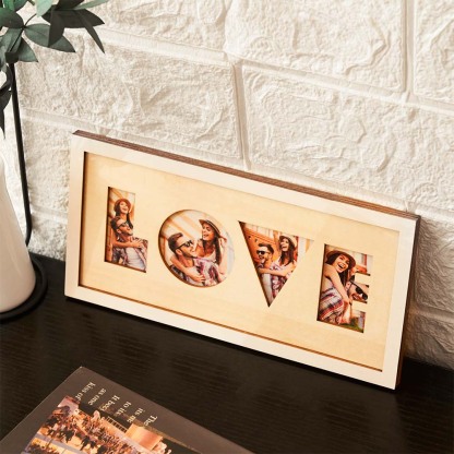 Custom Photo LOVE Wall Sign Personalized Picture Warm Decoration-Blongser