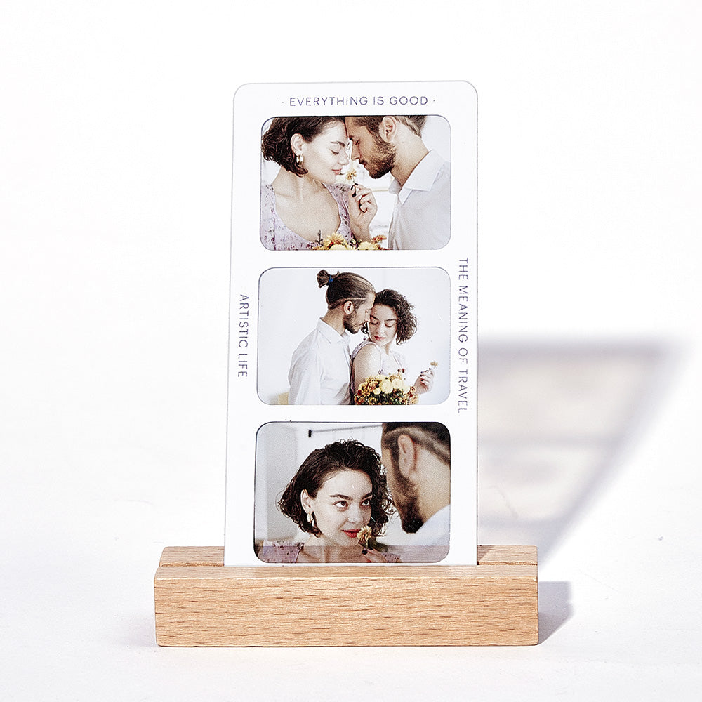 Custom Photo Light and Shadow Ornament Film Reversal Photo Projection Ornament-Blongser