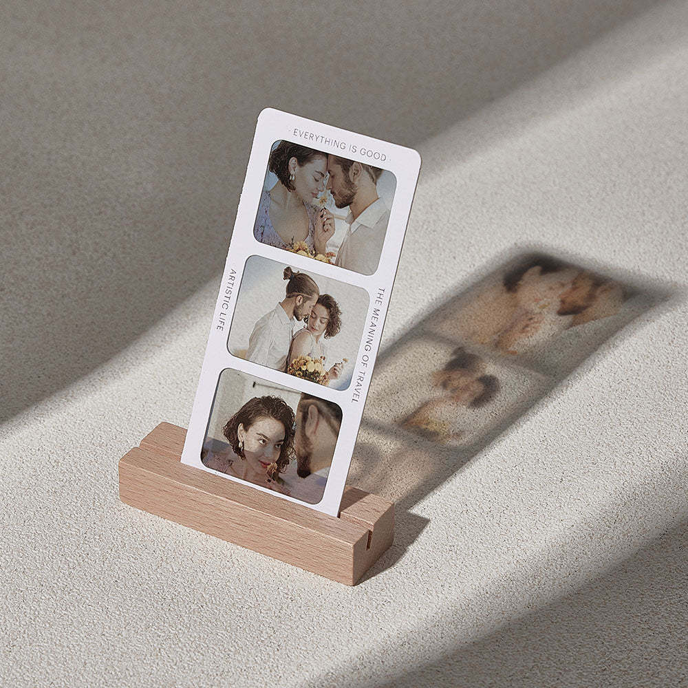 Custom Photo Light and Shadow Ornament Film Reversal Photo Projection Ornament-Blongser