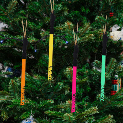 Personalized Christmas Lightsaber ornament Custom Family Member Name Unique Christmas Gifts-Blongser