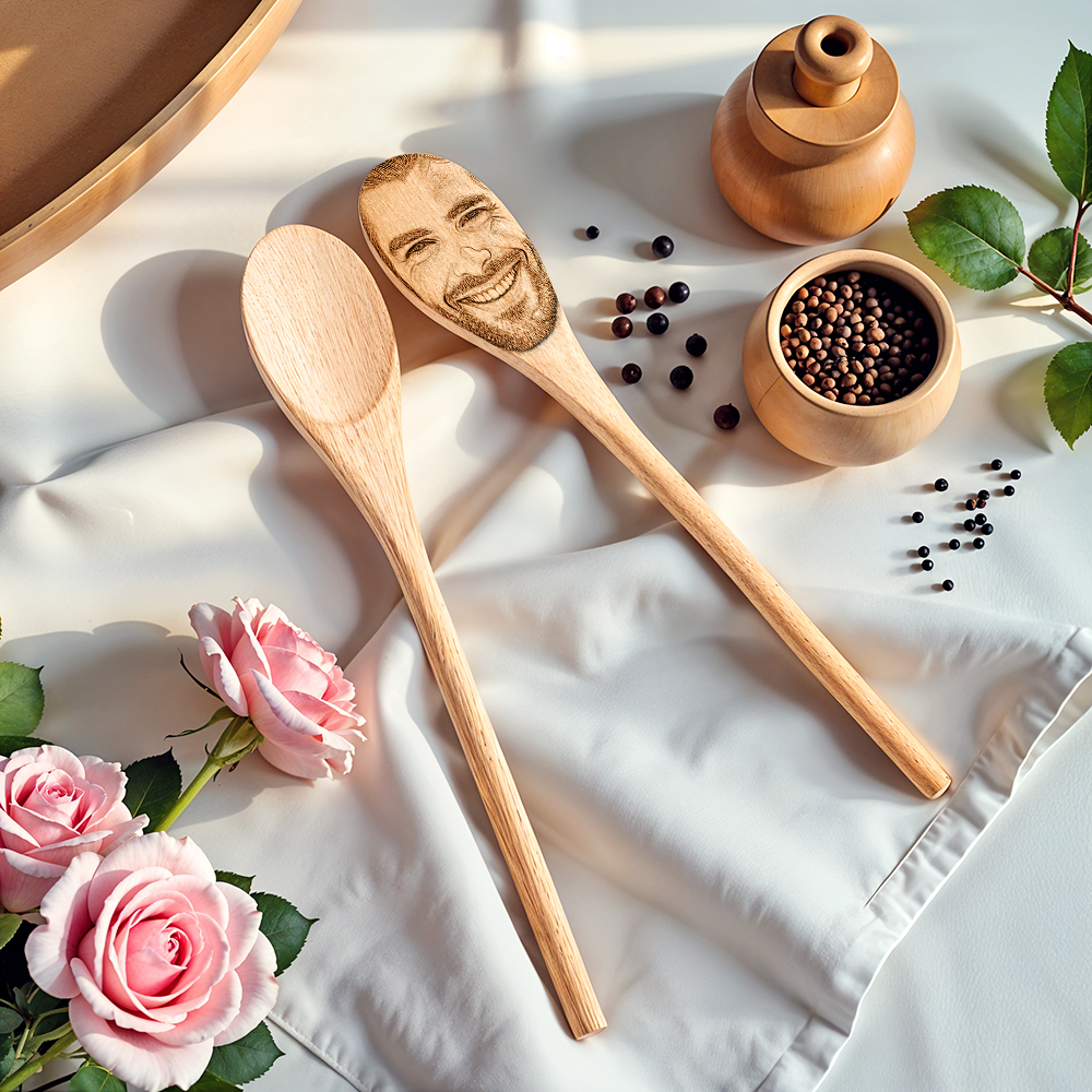 Custom Face Spoon Any Face (Facial Features) Engraved on a Spoon Novelty Gift Mother's Gift Father's Day Gift-Blongser