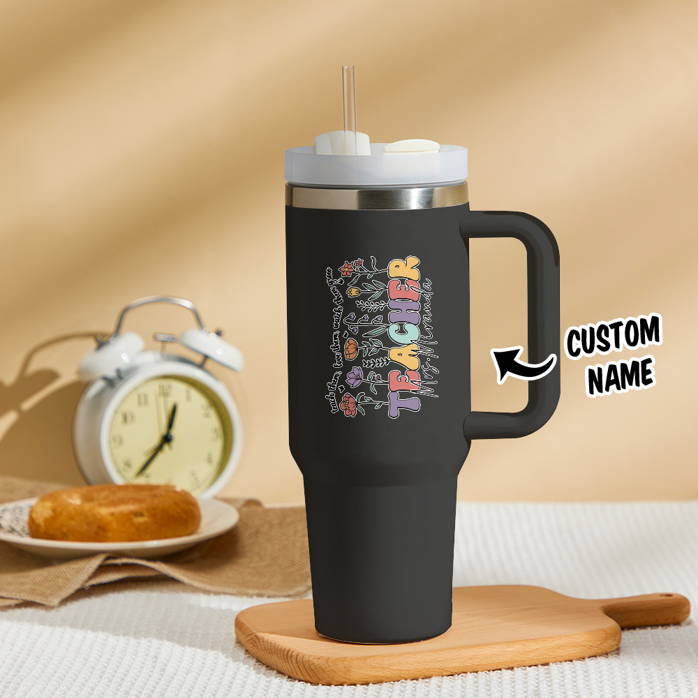 Personalized Teacher 40oz Tumbler Back to School Gift-Blongser