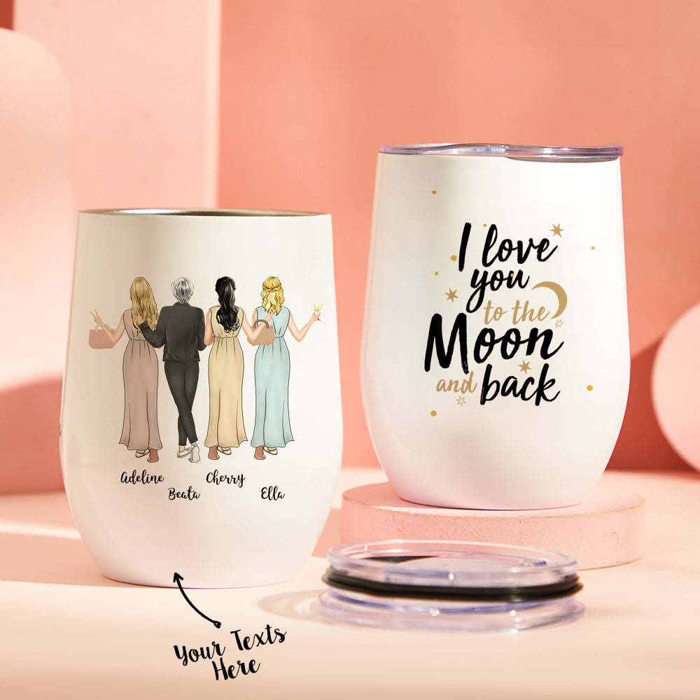 Custom Image Engraved Mugs Like Mother Like Daughter Gifts for Mom-Blongser
