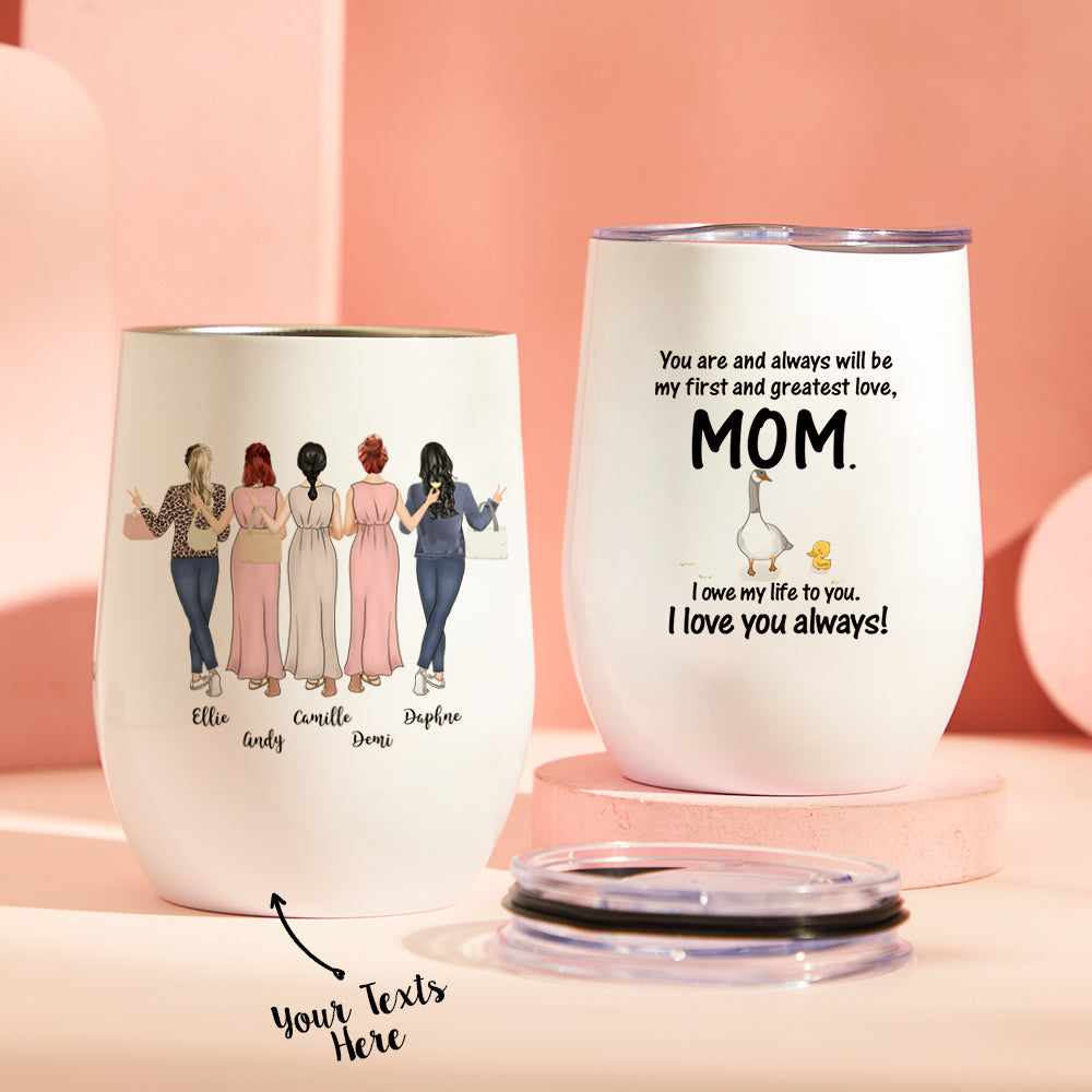 Custom Image Engraved Mugs Like Mother Like Daughter Gifts for Mom-Blongser