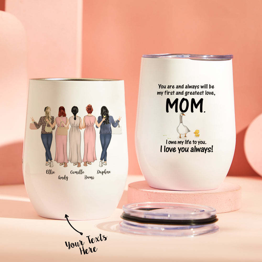 Custom Image Engraved Mugs Like Mother Like Daughter Gifts for Mom-Blongser