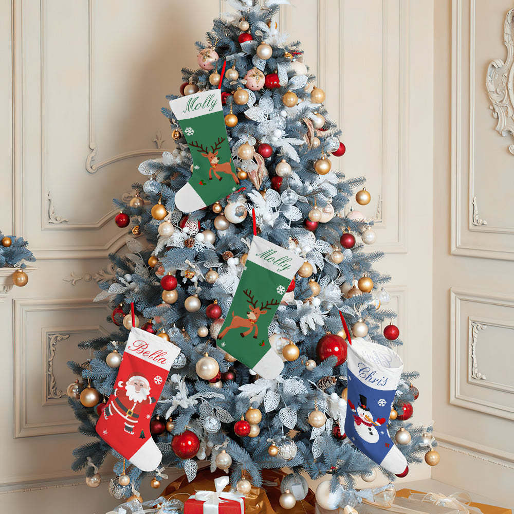 Personalized Christmas Stockings, Character Christmas Stocking, Custom Holiday Stockings, Christmas Stockings-Blongser