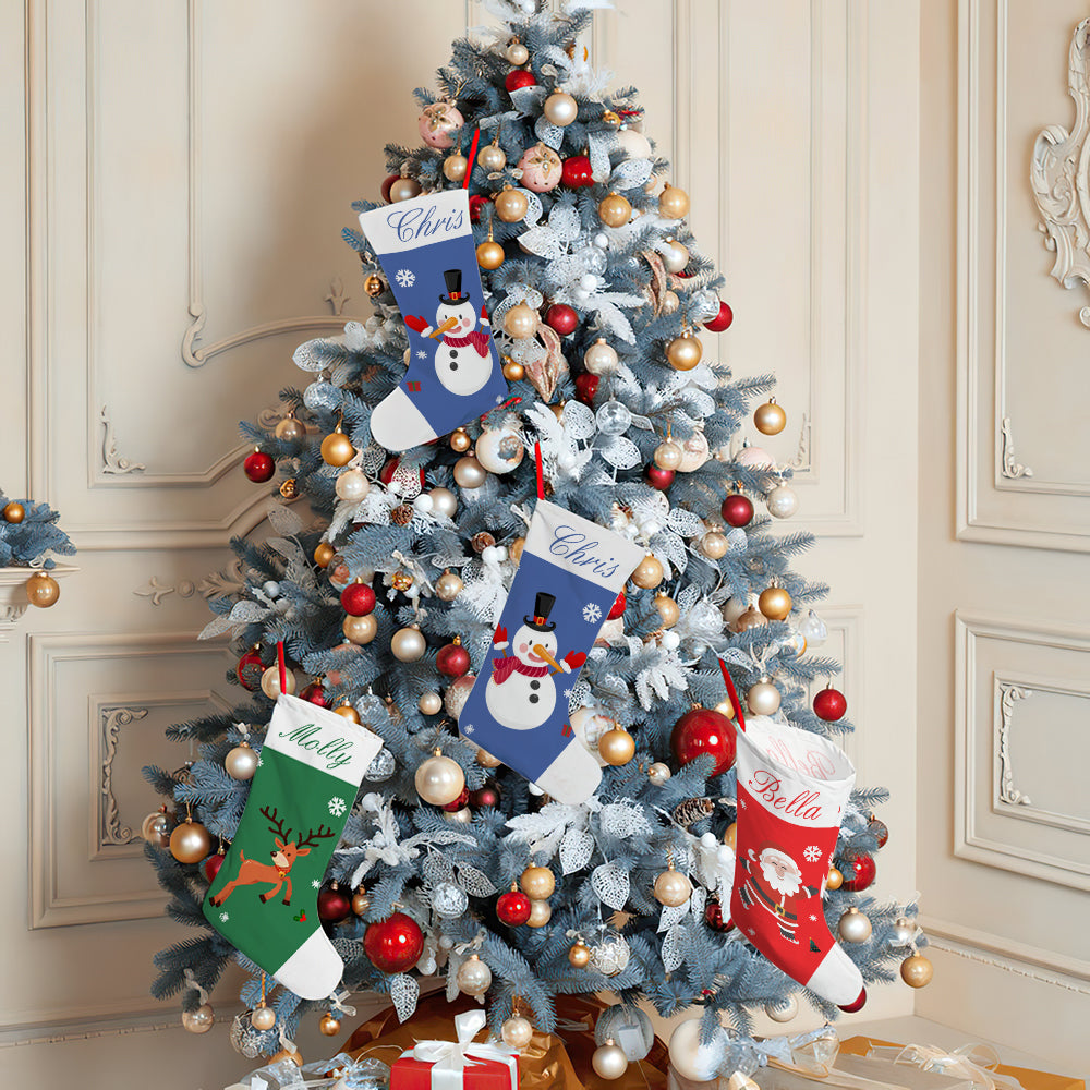 Personalized Christmas Stockings, Character Christmas Stocking, Custom Holiday Stockings, Christmas Stockings-Blongser