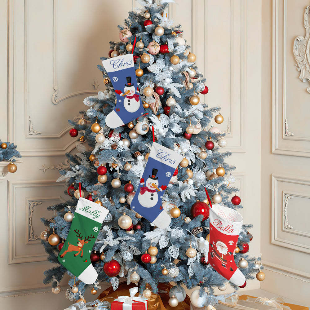 Personalized Christmas Stockings, Character Christmas Stocking, Custom Holiday Stockings, Christmas Stockings-Blongser