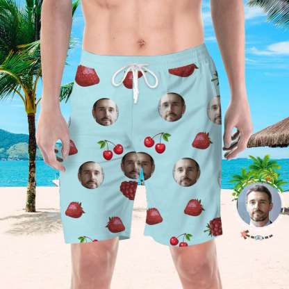 Personalized Beach Shorts Personalized Swim Cool Swimming Trunks Birthday Gifts for Him-Blongser