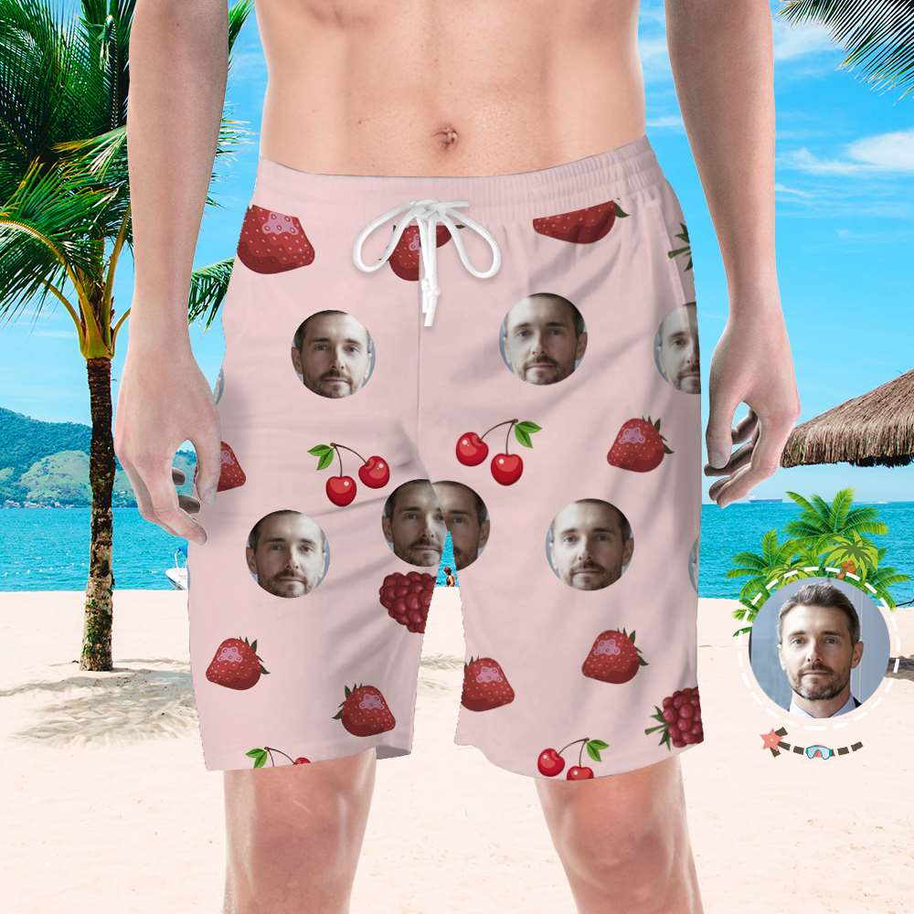 Personalized Beach Shorts Personalized Swim Cool Swimming Trunks Birthday Gifts for Him-Blongser