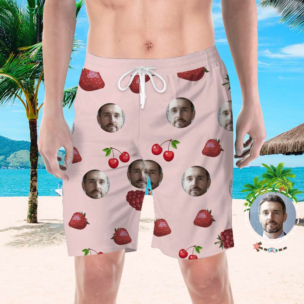 Personalized Beach Shorts Personalized Swim Cool Swimming Trunks Birthday Gifts for Him-Blongser