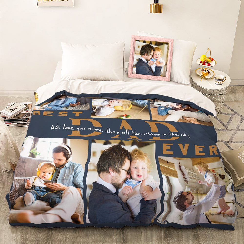 Custom Photo Collage Bedding Personalized Bedding Duvet Cover Double Bed Sheet Gifts-Blongser