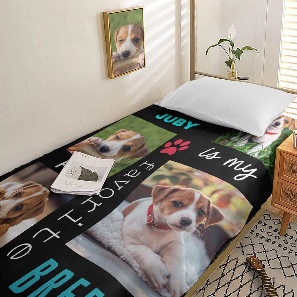 Personalized Photo Collage Bedding Custom Bedding Duvet Cover Single Bed Sheet Gifts-Blongser