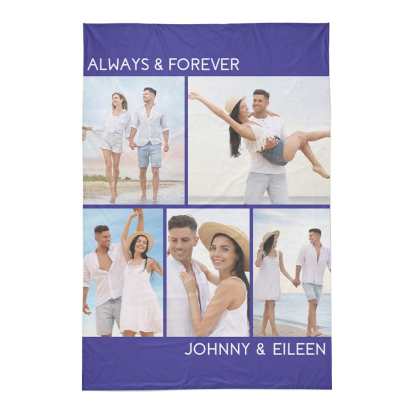 Personalized Photo Collage Bedding Custom Bedding Duvet Cover Single Bed Sheet Gifts-Blongser