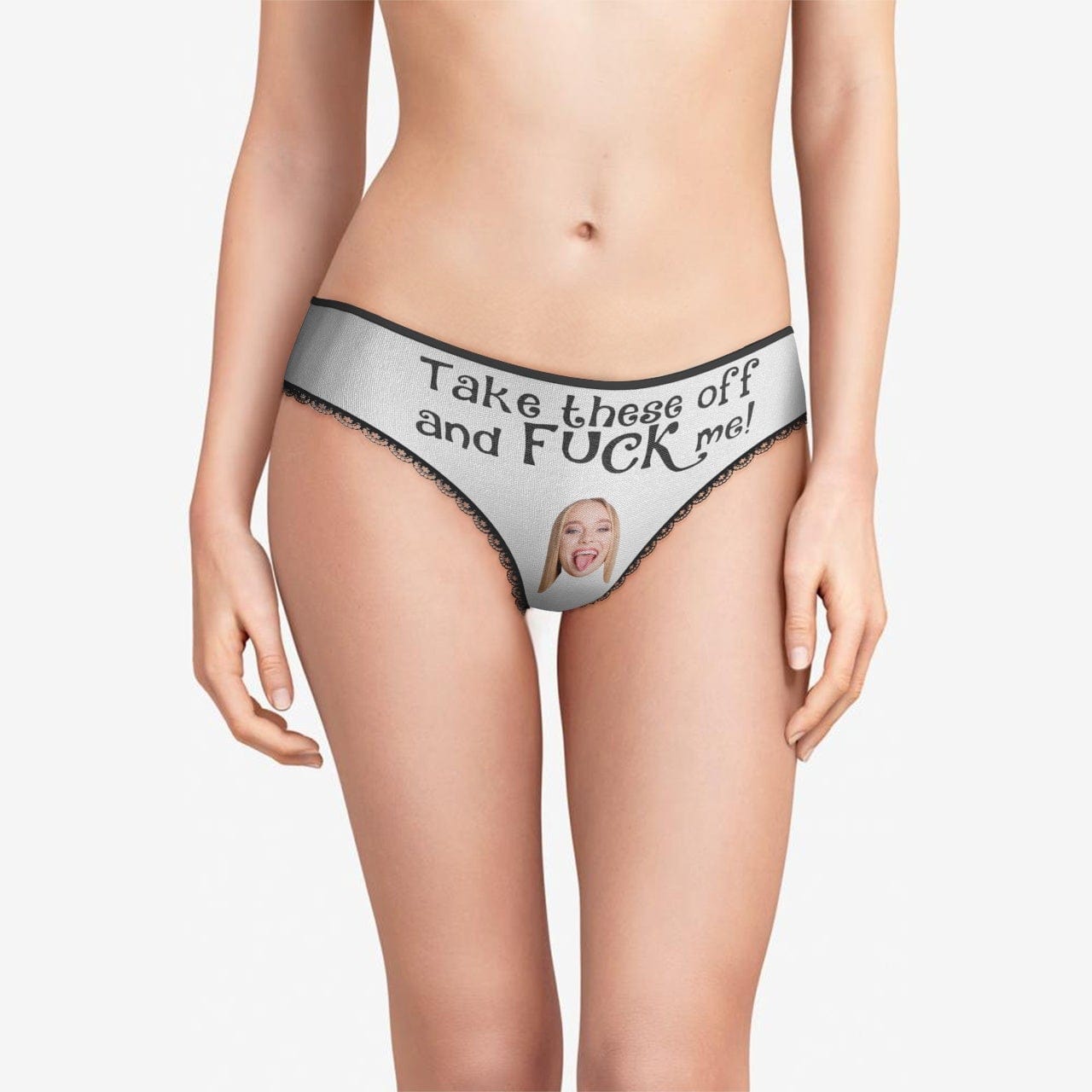 Custom Panties Face Panties Personalized Valentines Day Gifts-Blongser