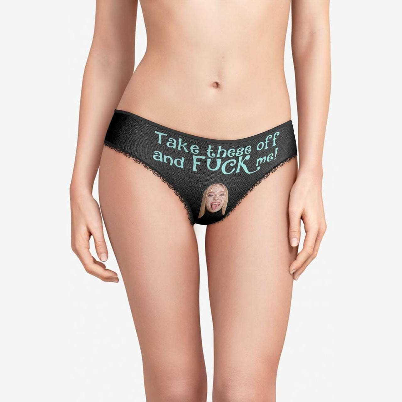 Custom Panties Face Panties Personalized Valentines Day Gifts-Blongser