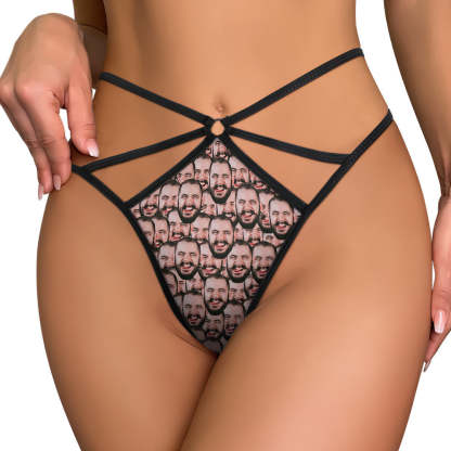 Custom Face Thong Boyfriend Multi Face Funny Sexy Photo Thongs-Blongser