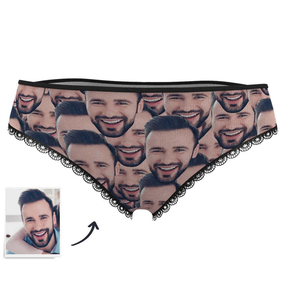 Custom Face Mash Women Panties Gift for Her Underwear-Blongser