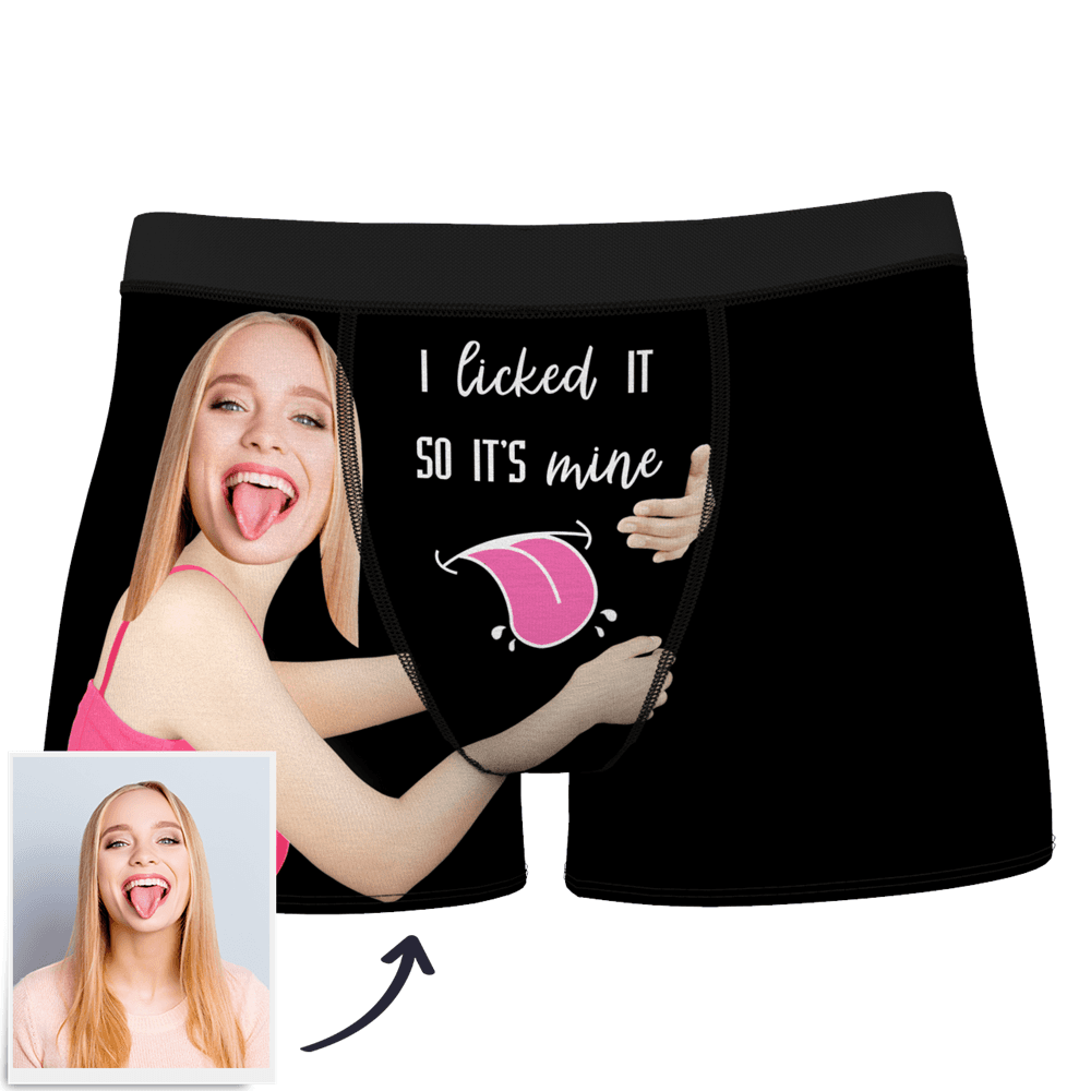 Personalised Boxers with Face Valentine's Day Gift For Him-Blongser