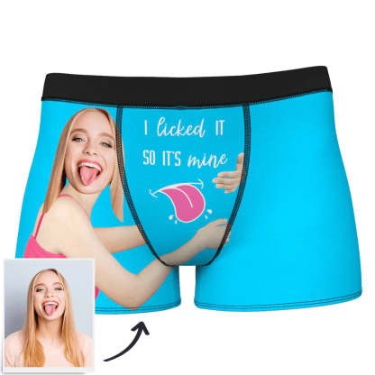 Personalised Boxers with Face Valentine's Day Gift For Him-Blongser
