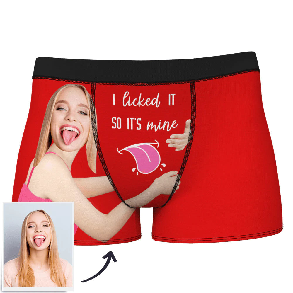 Personalised Boxers with Face Valentine's Day Gift For Him-Blongser