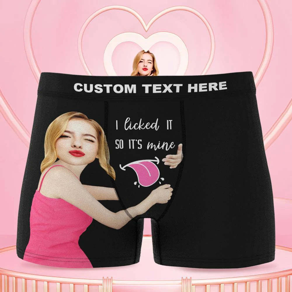 Personalised Boxers with Face Valentine's Day Gift For Him-Blongser