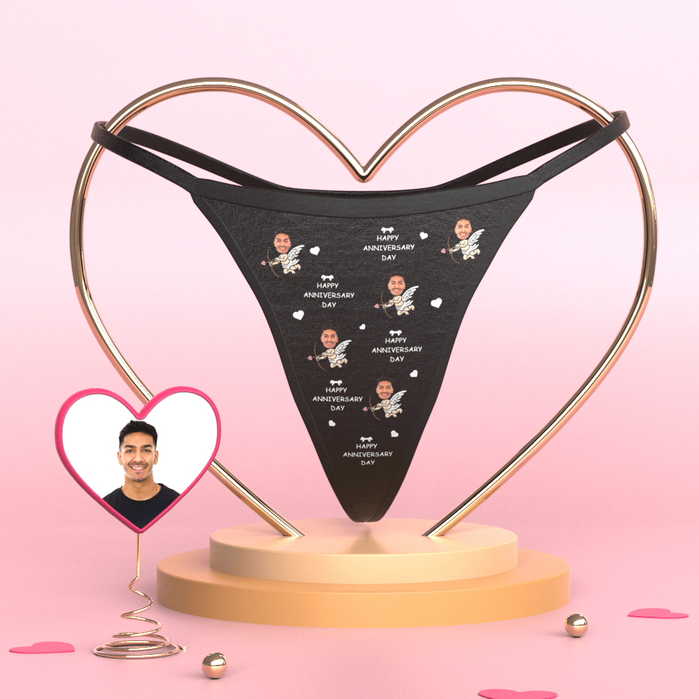 Custom Thong Underwear Personalized Thong Valentines Day Gifts For Her-Blongser