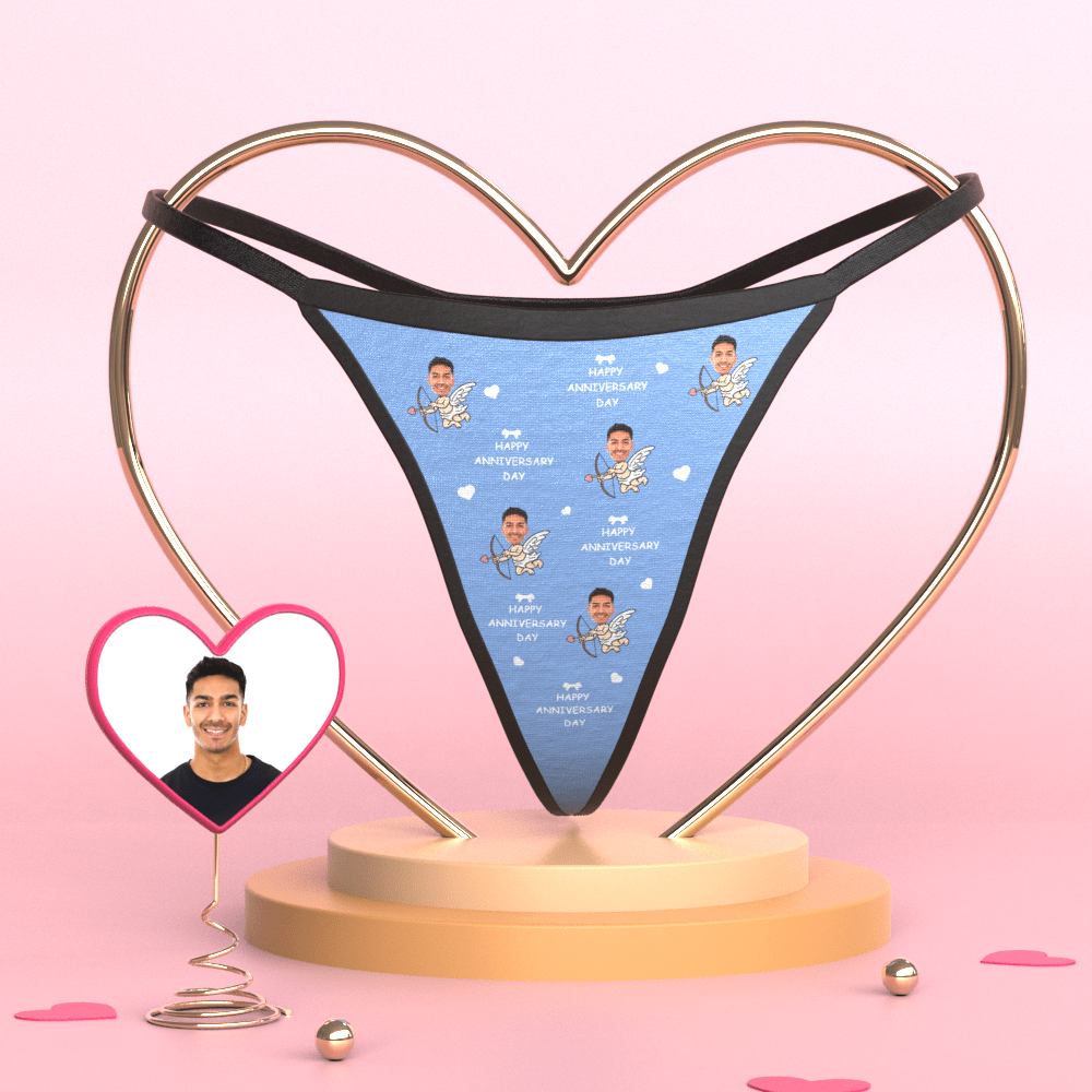 Custom Thong Underwear Personalized Thong Valentines Day Gifts For Her-Blongser