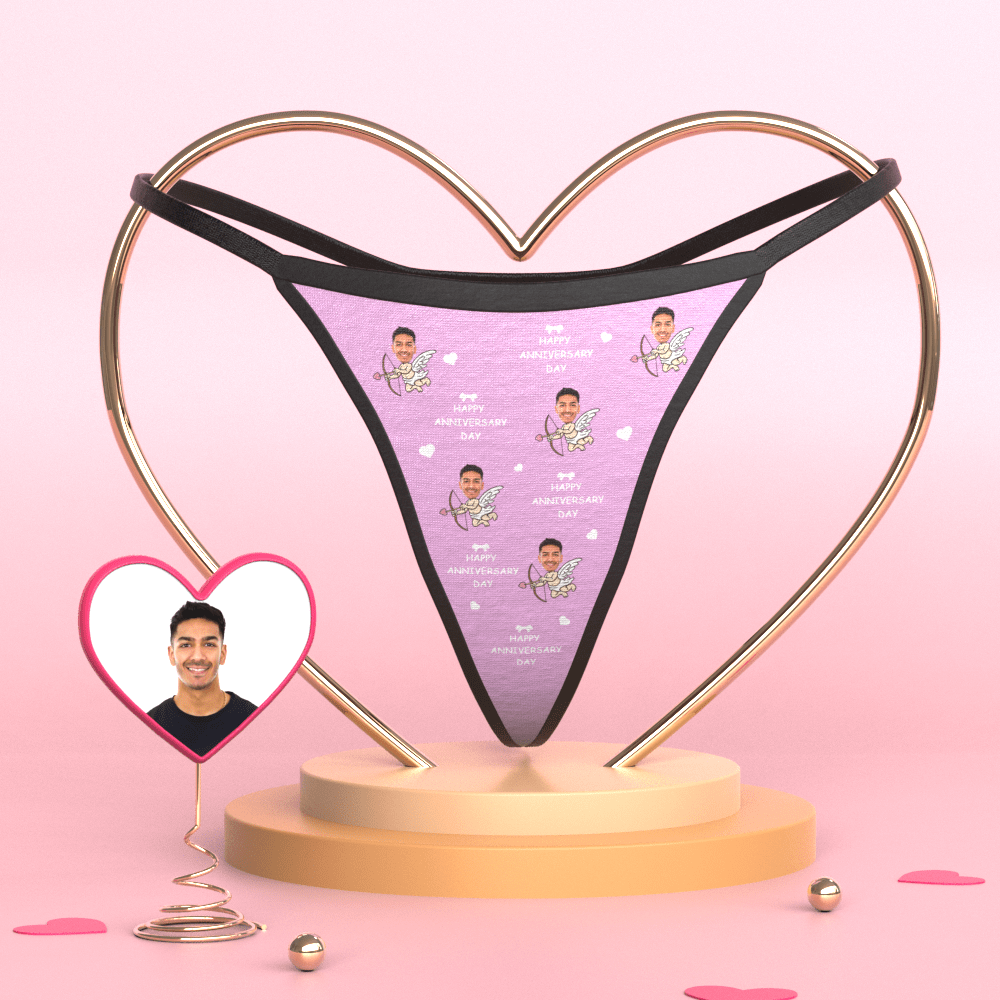 Custom Thong Underwear Personalized Thong Valentines Day Gifts For Her-Blongser