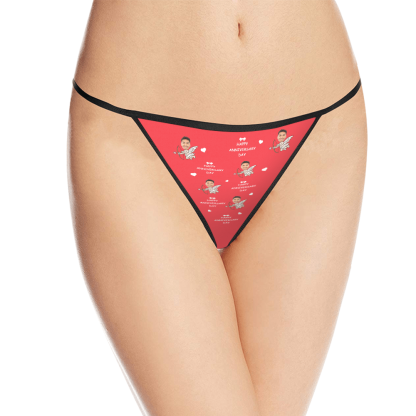 Custom Thong Underwear Personalized Thong Valentines Day Gifts For Her-Blongser