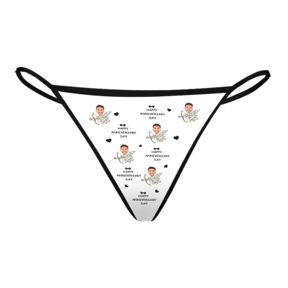 Custom Thong Underwear Personalized Thong Valentines Day Gifts For Her-Blongser