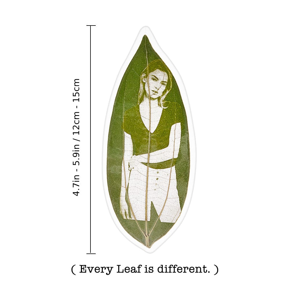 Personalized Photo Leaf Bookmark Custom Leaf Carving Bookmarks Leaf Carving Art Unique Gift for Reader-Blongser