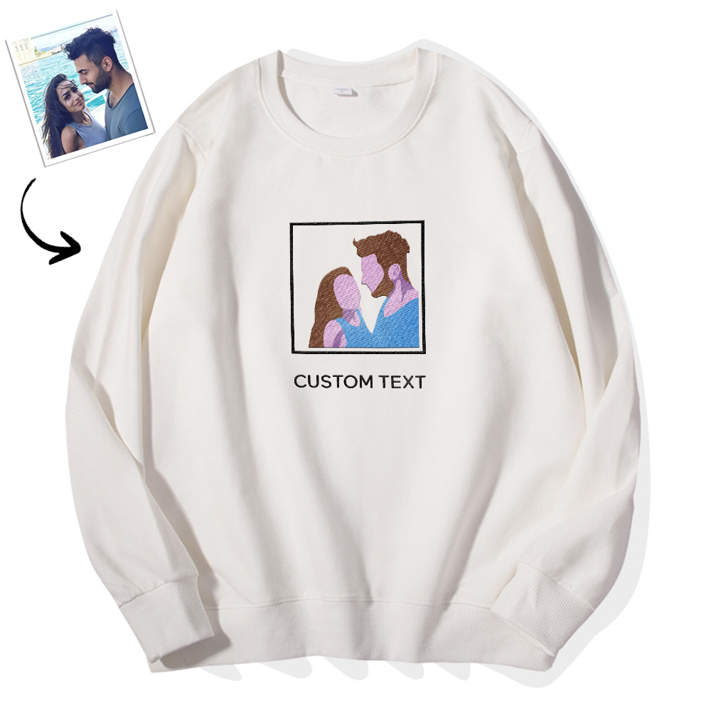 Custom Embroidered and Text Pattern Hoodie Comfortable Fit Trendy Fashion for Lover-Blongser