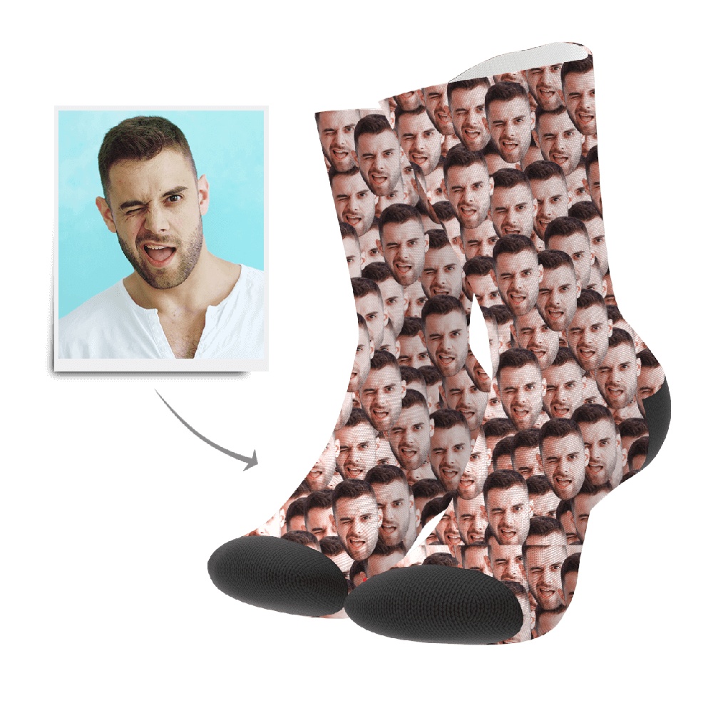 Custom Face Mash Socks-Blongser