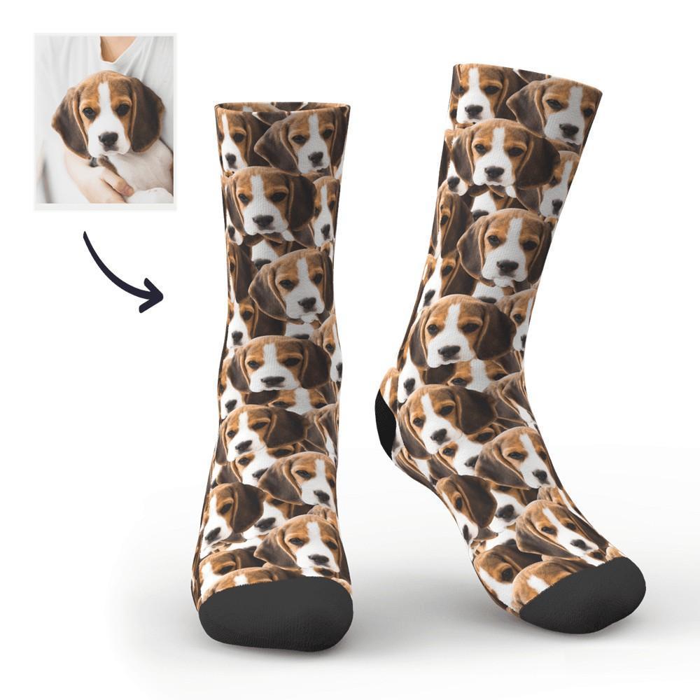 Custom Pet Photo Socks With Face-Blongser